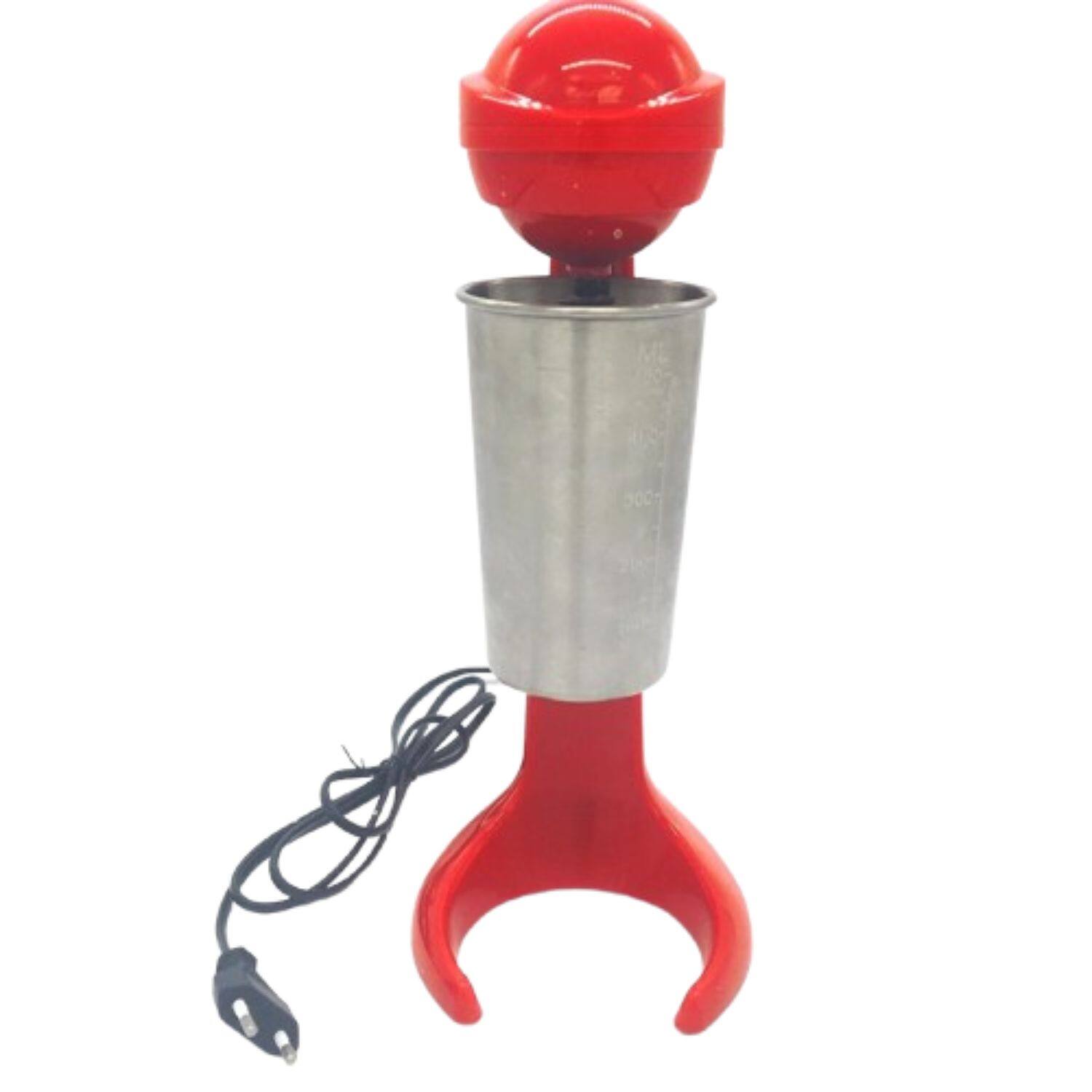Front. Stock Preferred - Red Stainless Milkshake Maker Drink Mixer - Red.