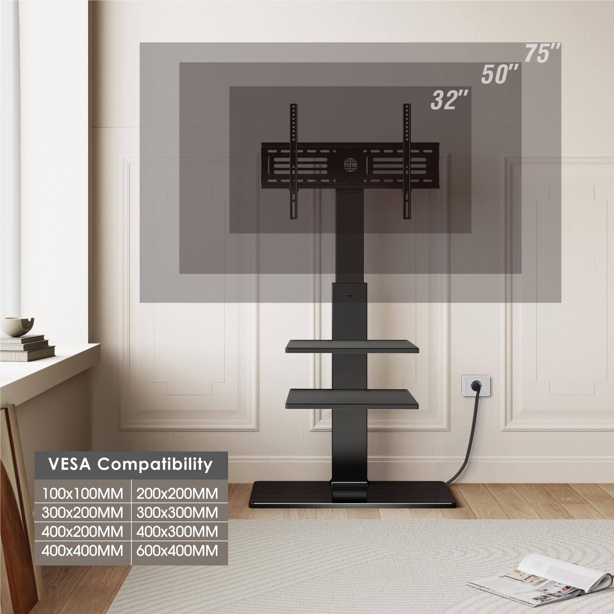 Sure, here is the corrected and grouped text:

**Screen Sizes:**
- 32"
- 50"
- 75"

**VESA Compatibility:**
- 100x100MM
- 200x200MM
- 300x200MM
- 300x300MM
- 400x200MM
- 400x300MM
- 400x400MM
- 600x400MM