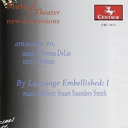 Thomas DeLio - Amounts to / By Language Embellished   - COMPACT DISCS [CD] price history on PriceWatchPro