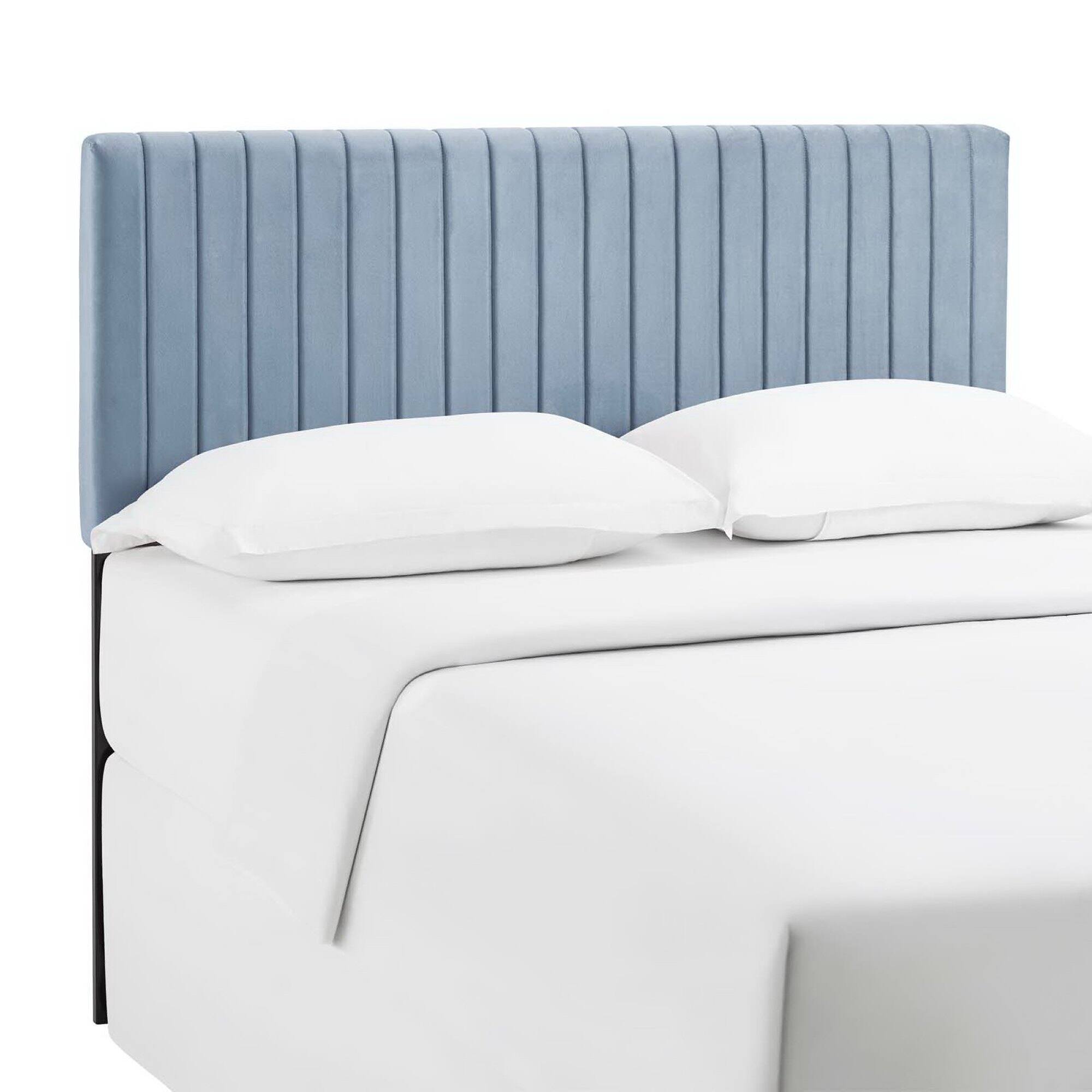 Alt View 3. Modway - Keira Performance Velvet Full / Queen Headboard by Modway - Blue.