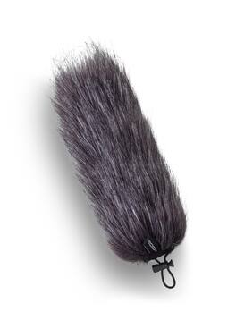 Zoom - WSU-2 Hairy Windscreen for Shotgun Mics - Gray