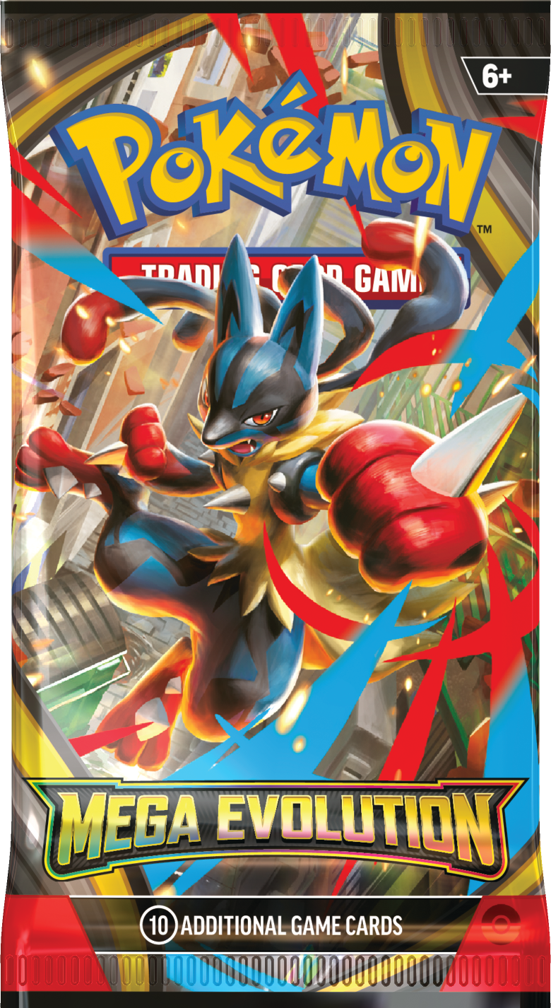 6+ Pokémon™ Trading Card Game Mega Evolution 10 Additional Game Cards