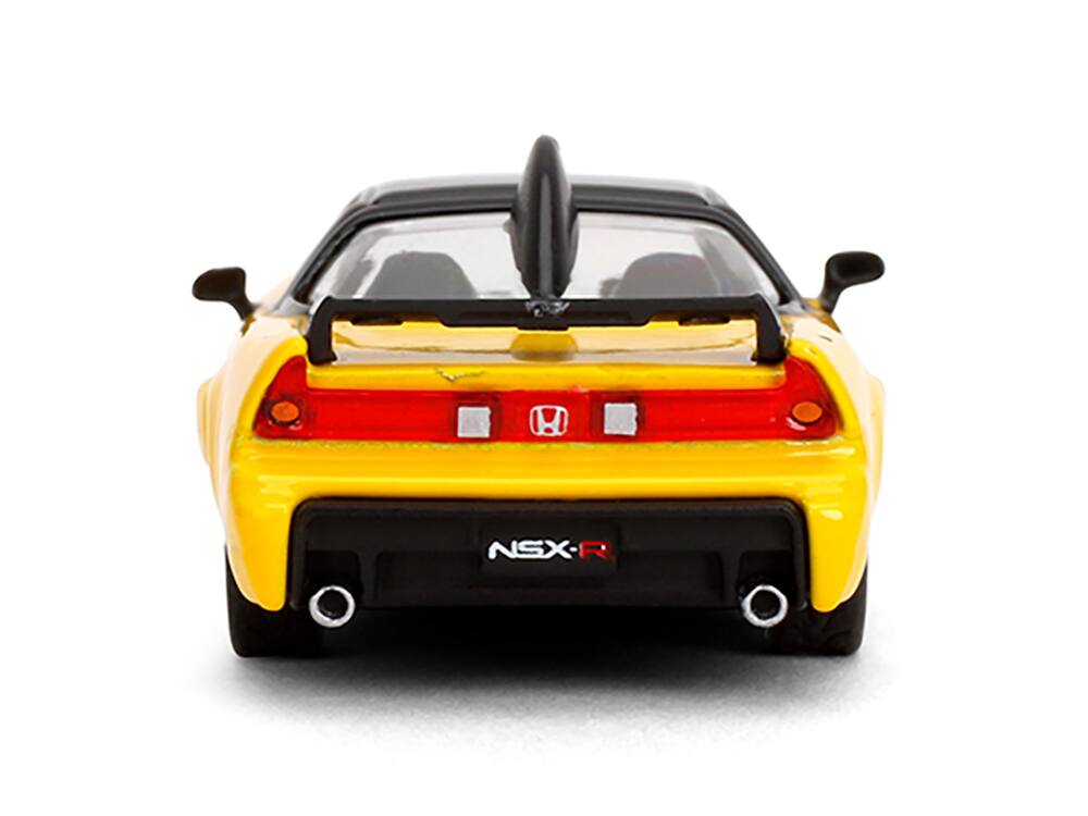 Alt View 4. Majorette - 1995 Honda NSX-R GT RHD (Right Hand Drive) Yellow with Black Top "Collection" Series 1/64 Diecast Model Car by Majorette - Multicolor.