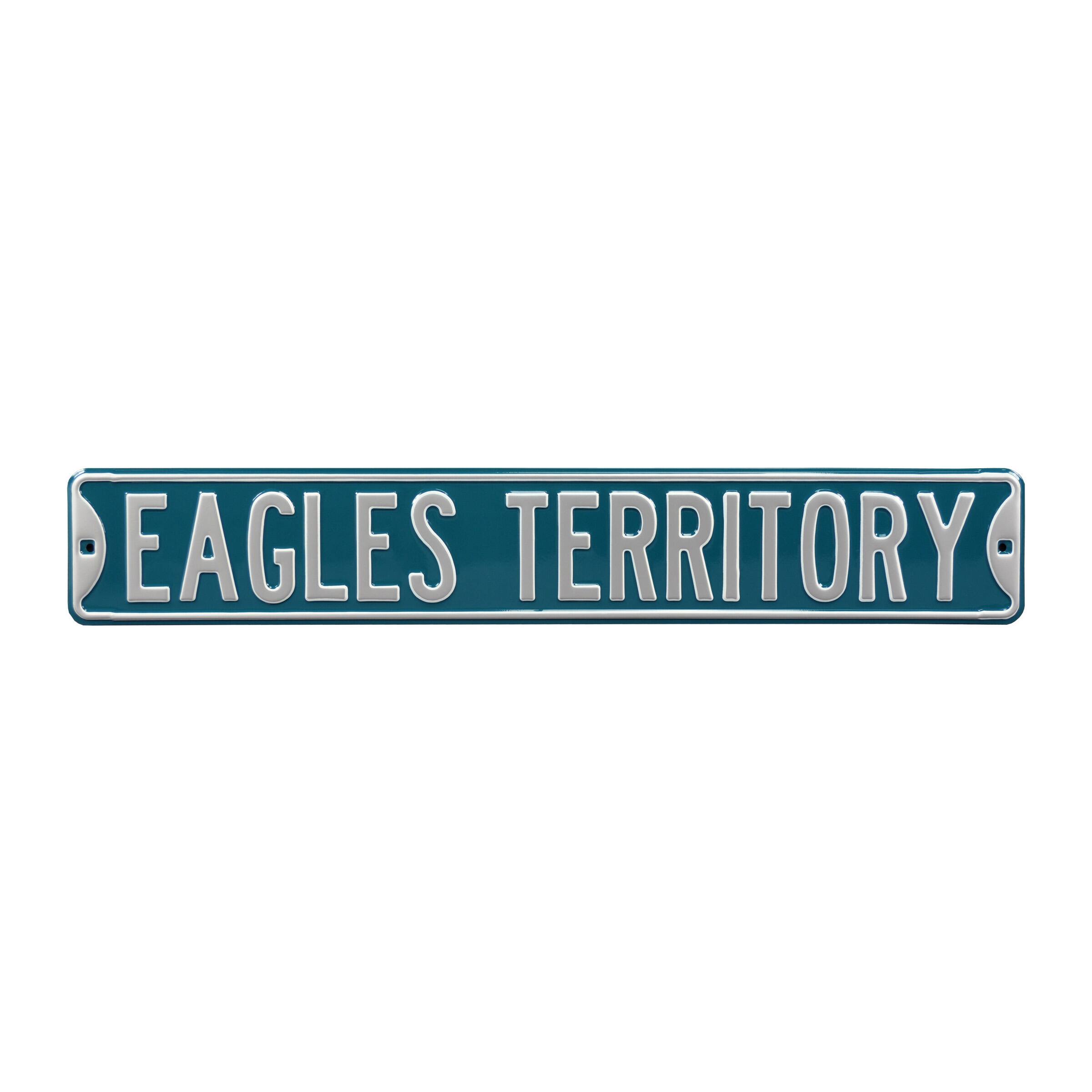 Midnight Green Philadelphia Eagles Territory 6" x 36" Steel Street Sign