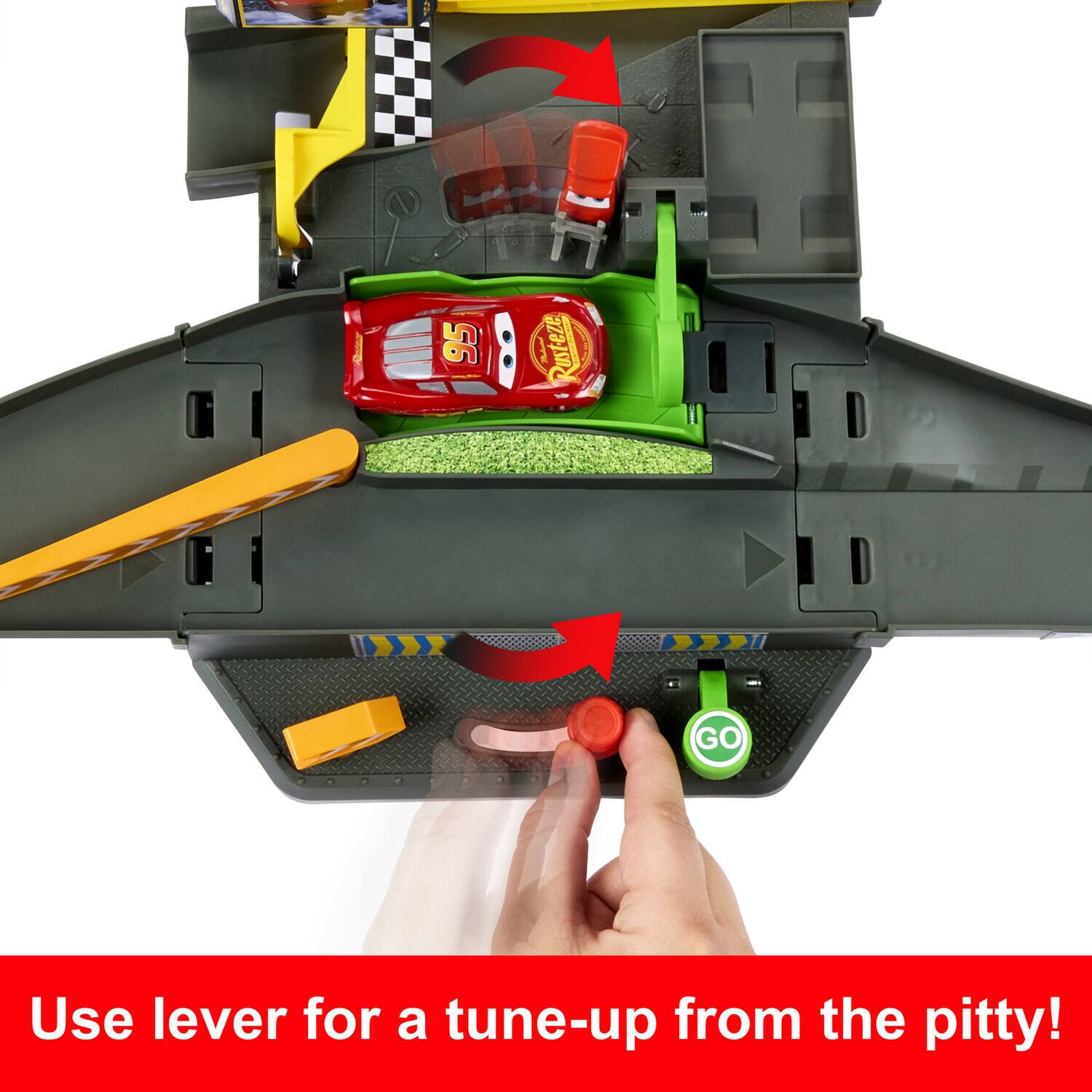 95 Rusteze GO Use lever for a tune-up from the pit!