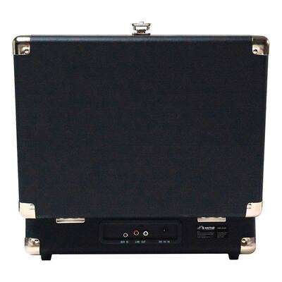Victor 2 Watt Metro 3 Speed Belt Drive Manual Suitcase Turntable w Victor 2 Watt Metro 3 Speed Belt Drive Manual Suitcase Turntable w