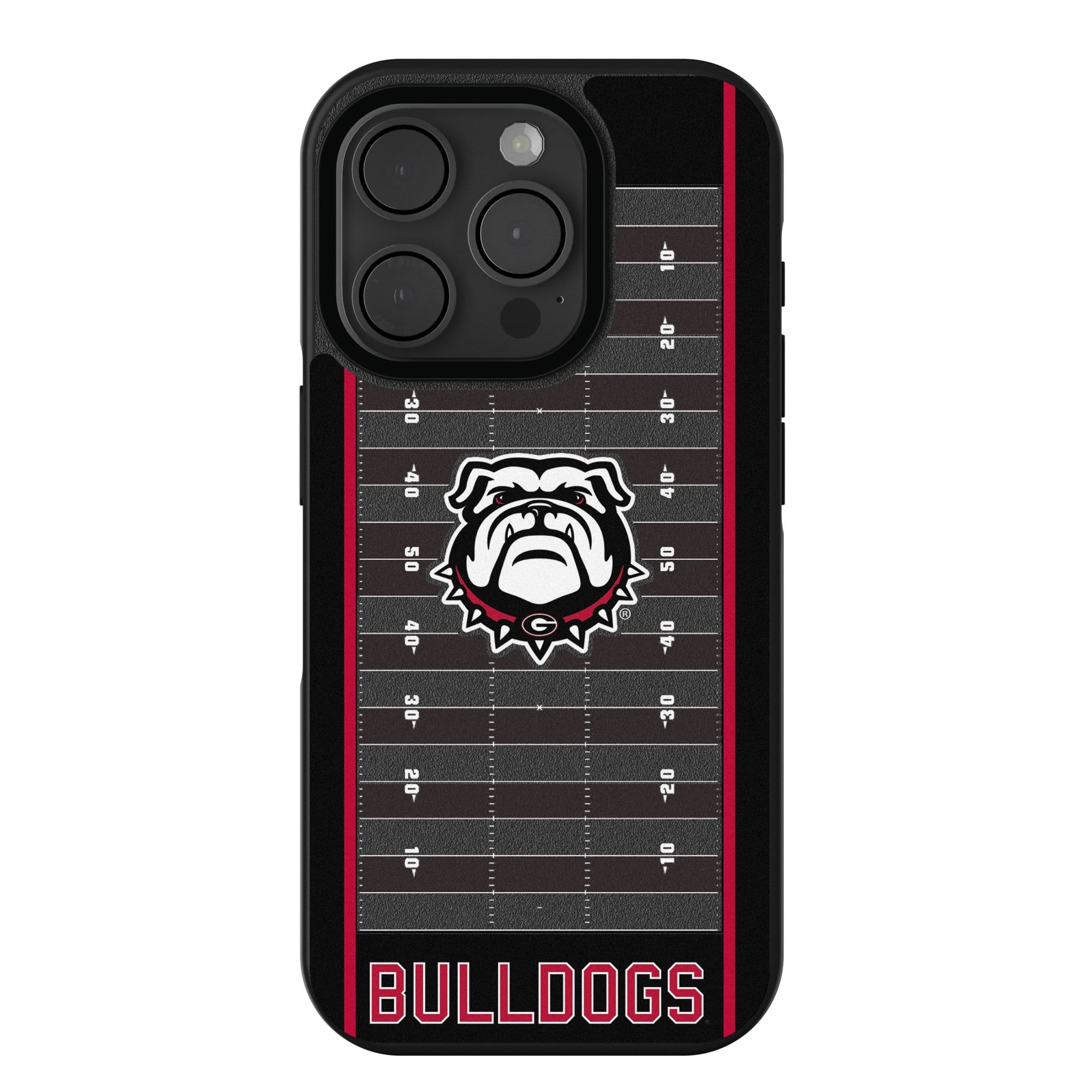 Keyscaper - NCAA - Georgia Bulldogs Field iPhone Bump Case - 16 Plus - Multicolor