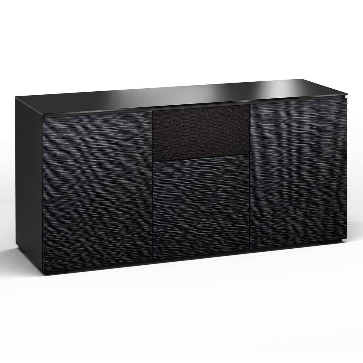 Front. Salamander Designs - Salamander Designs Chameleon Collection Chicago 336 Triple Speaker Integrated Cabinet - Black Oak.