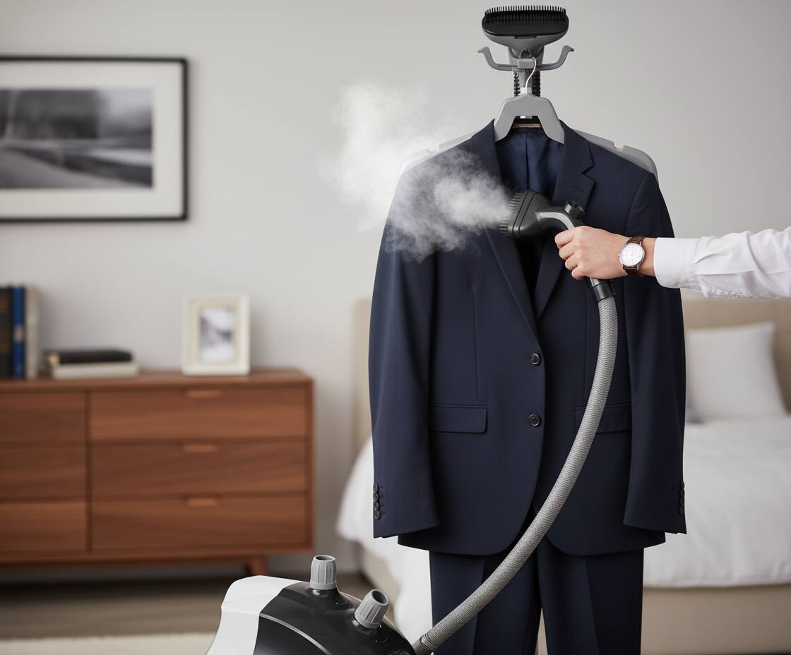 Alt View 5. AOITUN - 1500W Garment Steamer Iron for Clothes - Professional Standing Steamer for Daily Home Use - black.