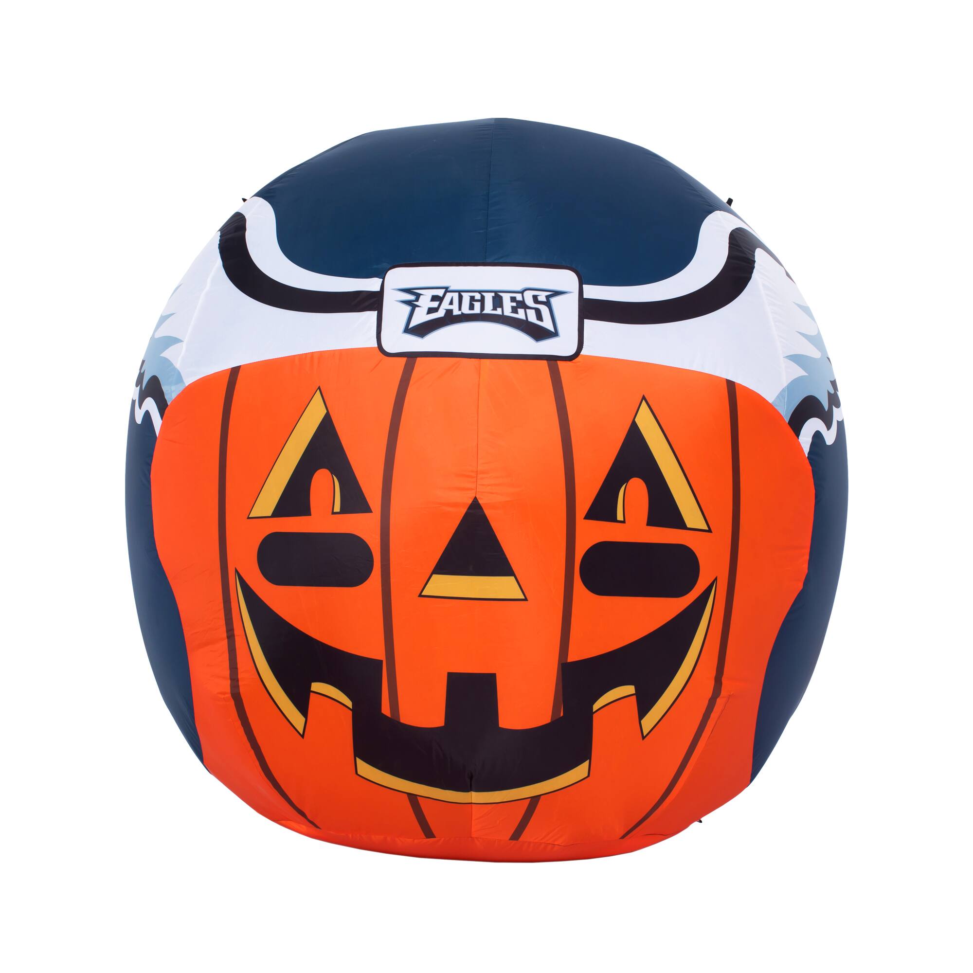 Alt View 1. Sporticulture - Philadelphia Eagles 4' Inflatable Jack-O'-Helmet - Multicolor.