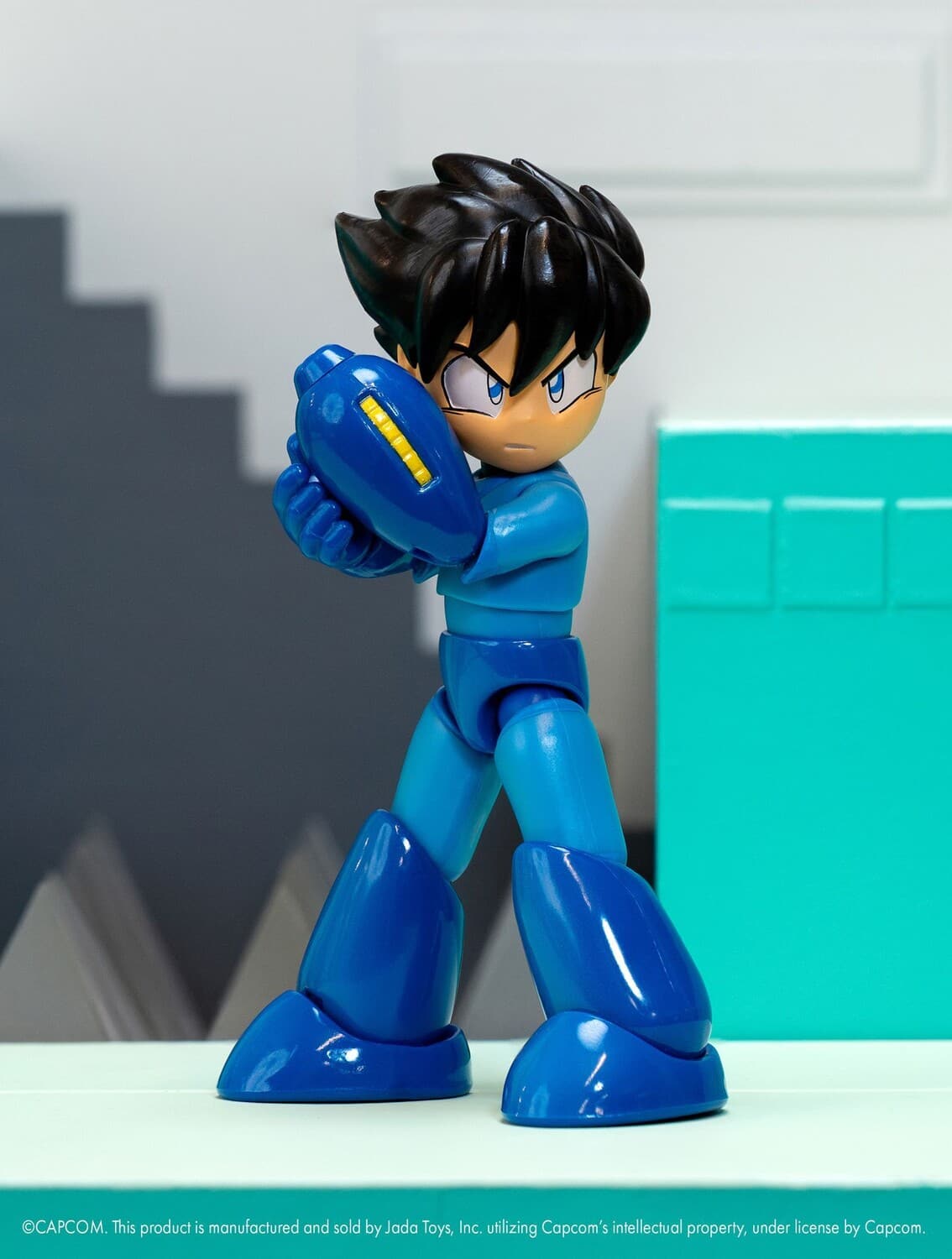 Jada Toys Mega Man Deluxe Mega Man 1:12 Fig COLLECTIBLES