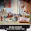 The image features a young girl playing with a set of Lego toys, which include a space shuttle and a space station. The girl is sitting at a table, surrounded by the Lego pieces, and appears to be enjoying her time. The scene is set in a room with a dining table, and there are several books scattered around the area. The girl's engagement with the Lego toys suggests that she is having fun and possibly learning from the play experience.
