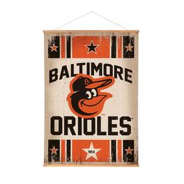 Evergreen Enterprises - Baltimore Orioles 36" x 54" Large Canvas Wall Art Tapestry with Wood Frame - Multicolor