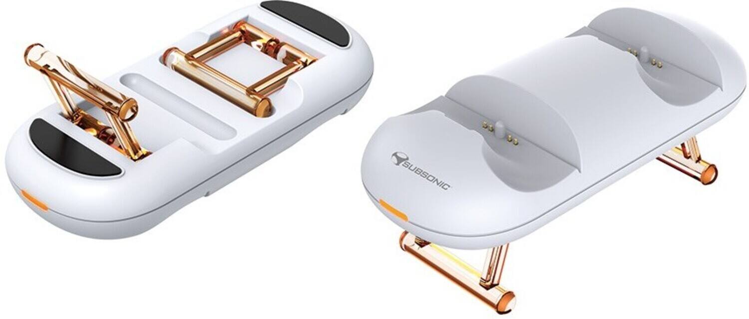 Alt View 2. Subsonic - Power - SURGE LED Dock Duo by Subsonic - Multicolor.