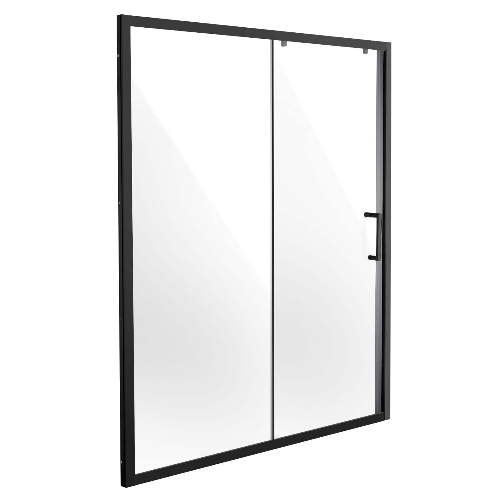 VEVOR - Semi-frameless Shower Door, 57.7-59 W x 70 H in, Shower Sliding Glass Door with 1/4 in(6mm) Clear Tempered Glass - Black price history on PriceWatchPro