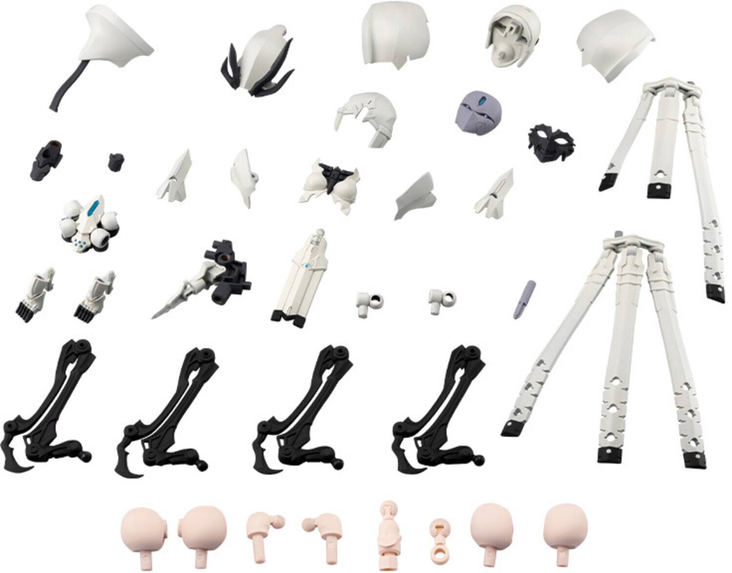 Kotobukiya - Megalomaria Unlimited Universe - Metamorphose Unit Exarmor White Sorceress Model Kit - COLLECTIBLES
