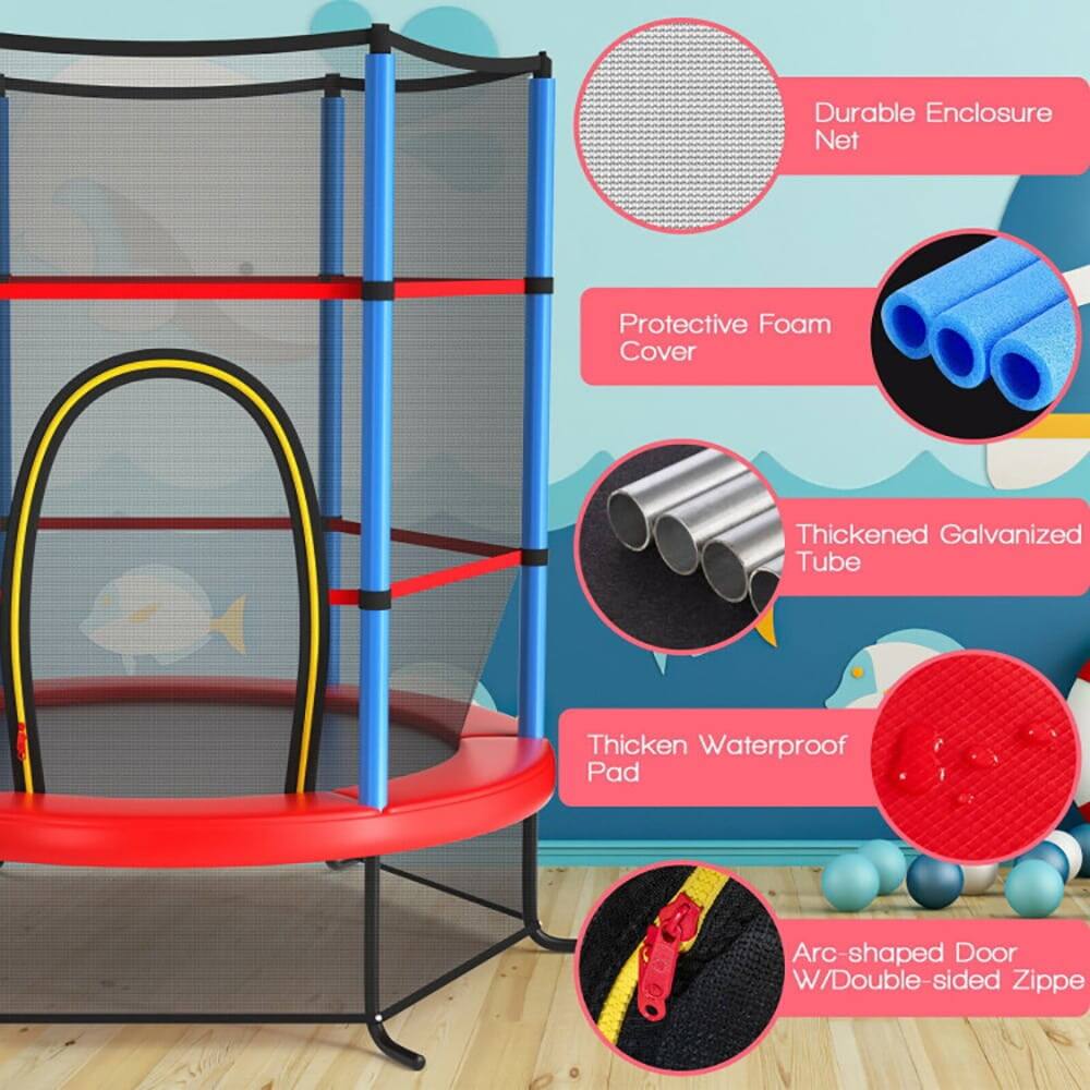 Durable Enclosure Net  
Protective Foam Cover  
Thickened Galvanized Tube  
Thickened Waterproof Pad  
Arc-shaped Door W/Double-sided Zipper