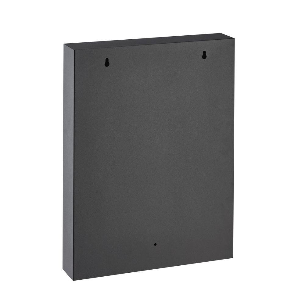 Back. AdirOffice - Steel Digital Key Cabinet, 60-Key Capacity with Programmable Lock - Black.