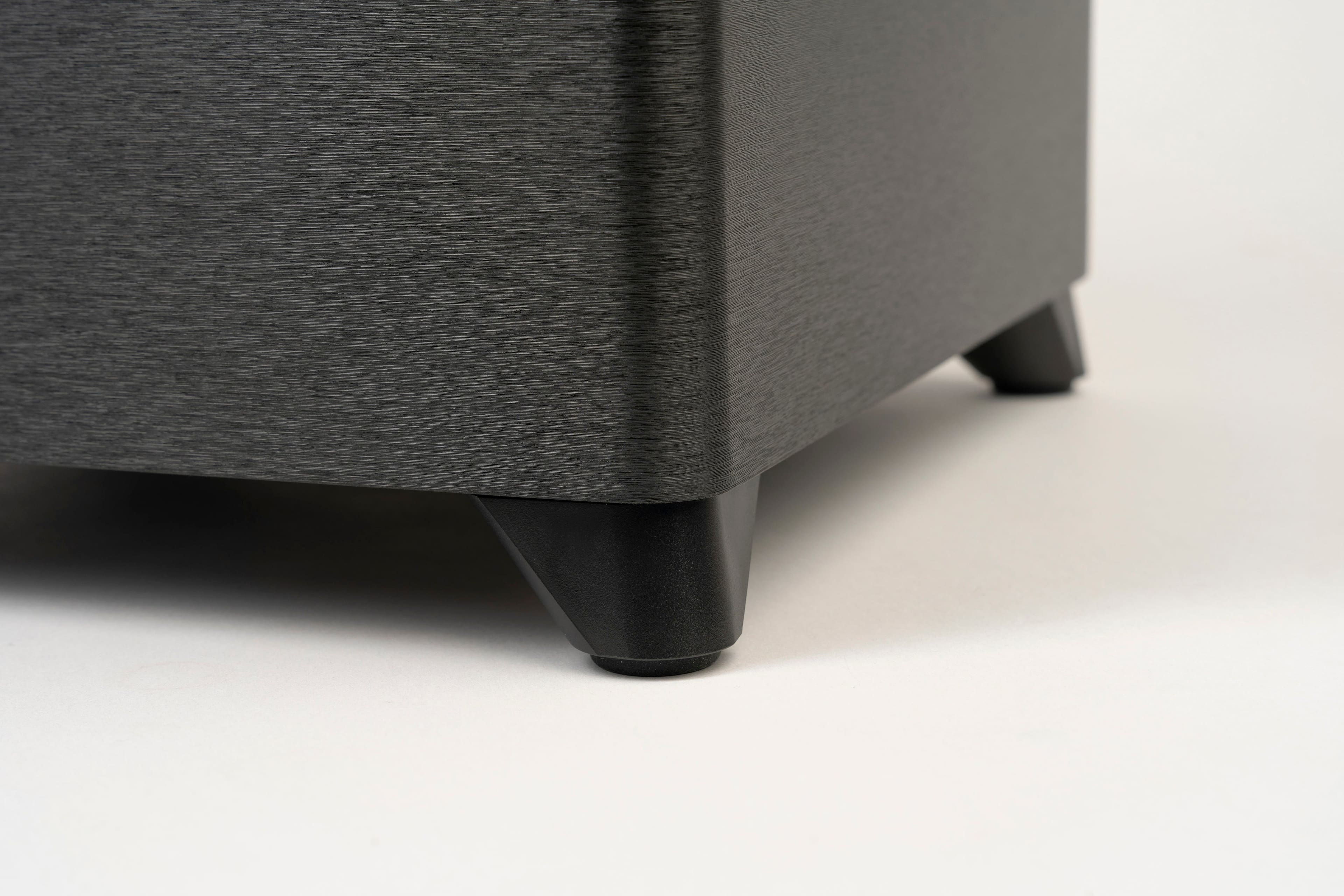 Alt View 12. MartinLogan - Dynamo Foundation 12, 12” Sealed, Powered Subwoofer, with Magnitude MT-700 Amplifier, DSP-Optimized, and Wireless Ready - Brushed Black.