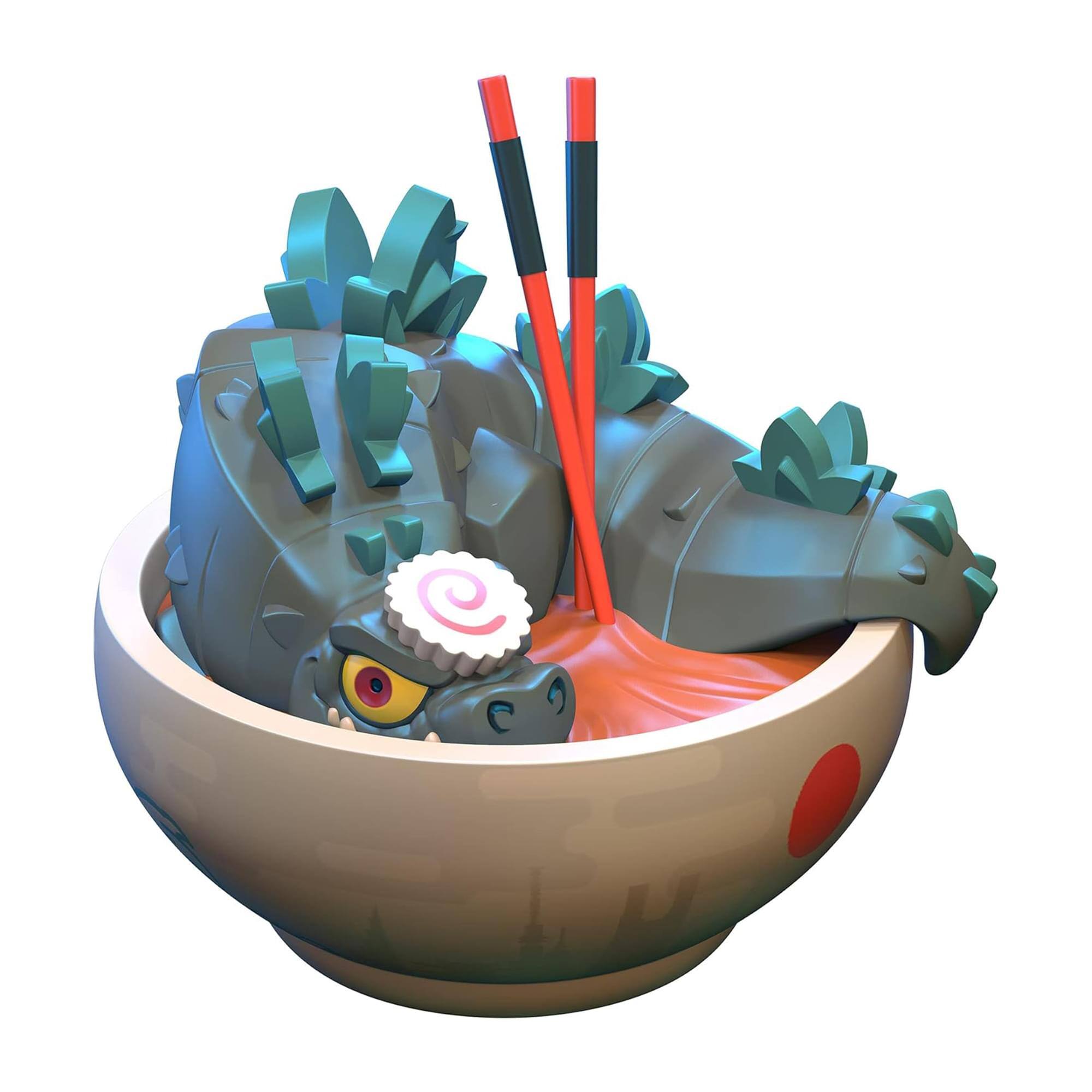 Front. Quantum Mechanix - Chu Collection Soup Dragon Qrew Art Vinyl Figure - Multi-Color.