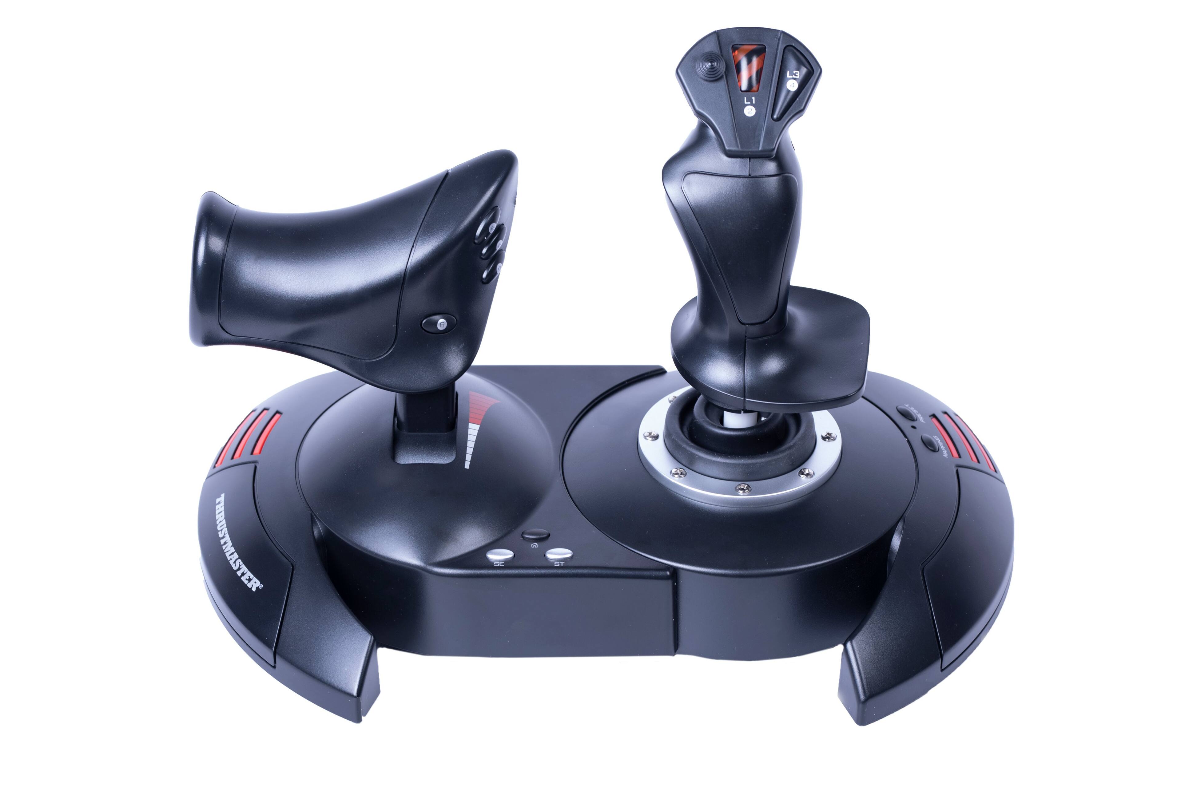 Left. Thrustmaster - Flight - Control System - Thrustmaster T-Flight HOTAS X - Multicolor.