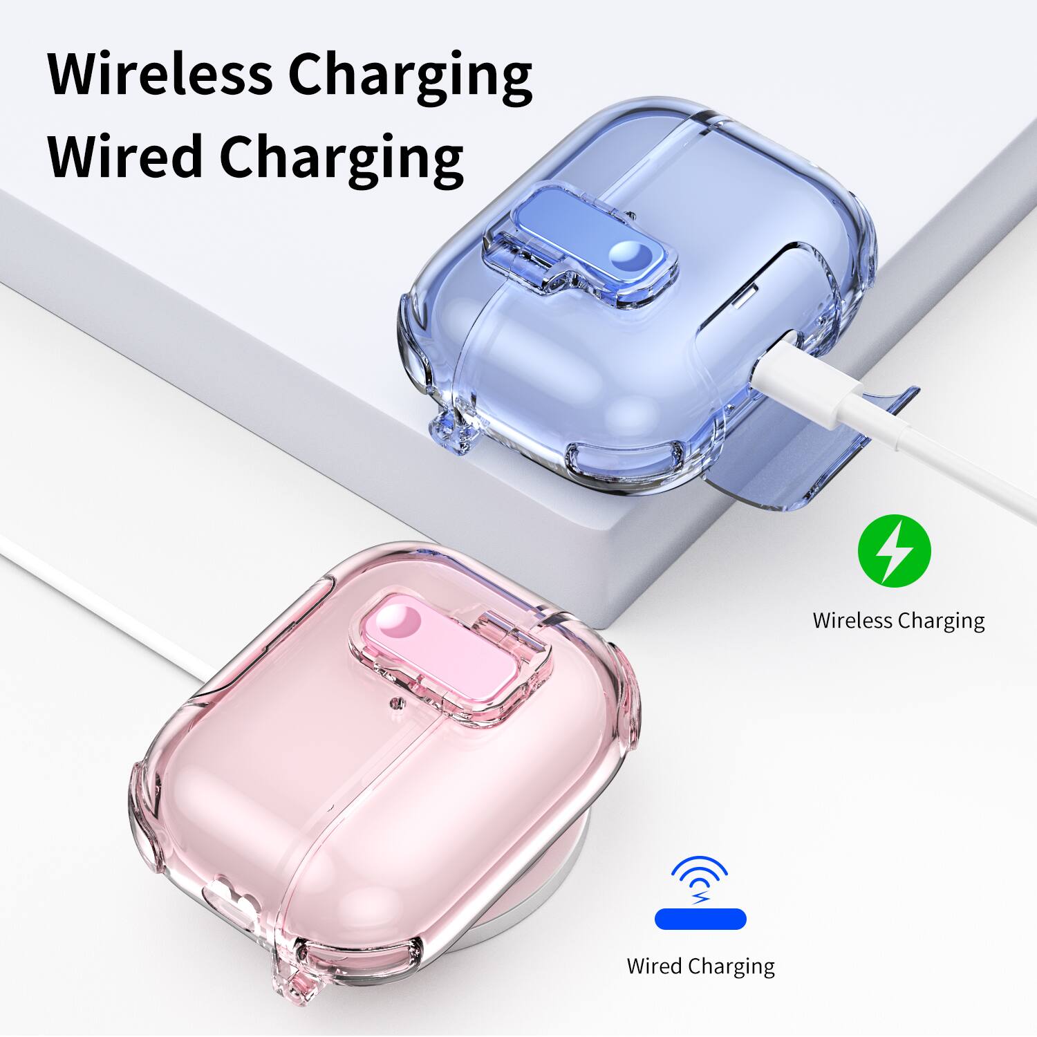 Wireless Charging  
Wired Charging  

Wireless Charging  
Wired Charging