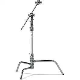 Kupo - 20" Master C-Stand with Turtle Base Kit, Includes 2.5" Grip Head and 20" Grip Arm with Hex Stud, 22lbs Capacity,