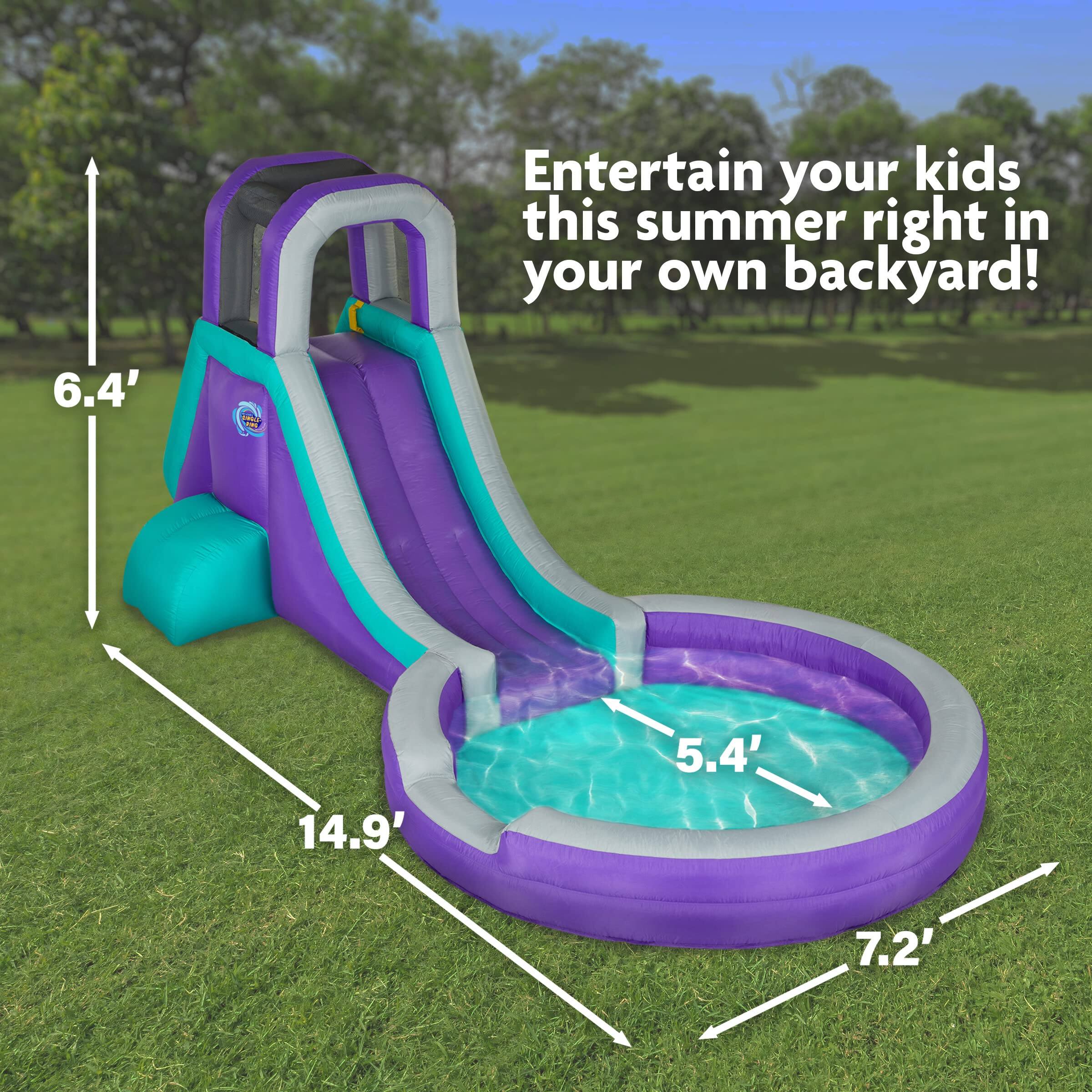 Entertain your kids this summer right in your own backyard! 6.4' 14.9' 5.4' 7.2'