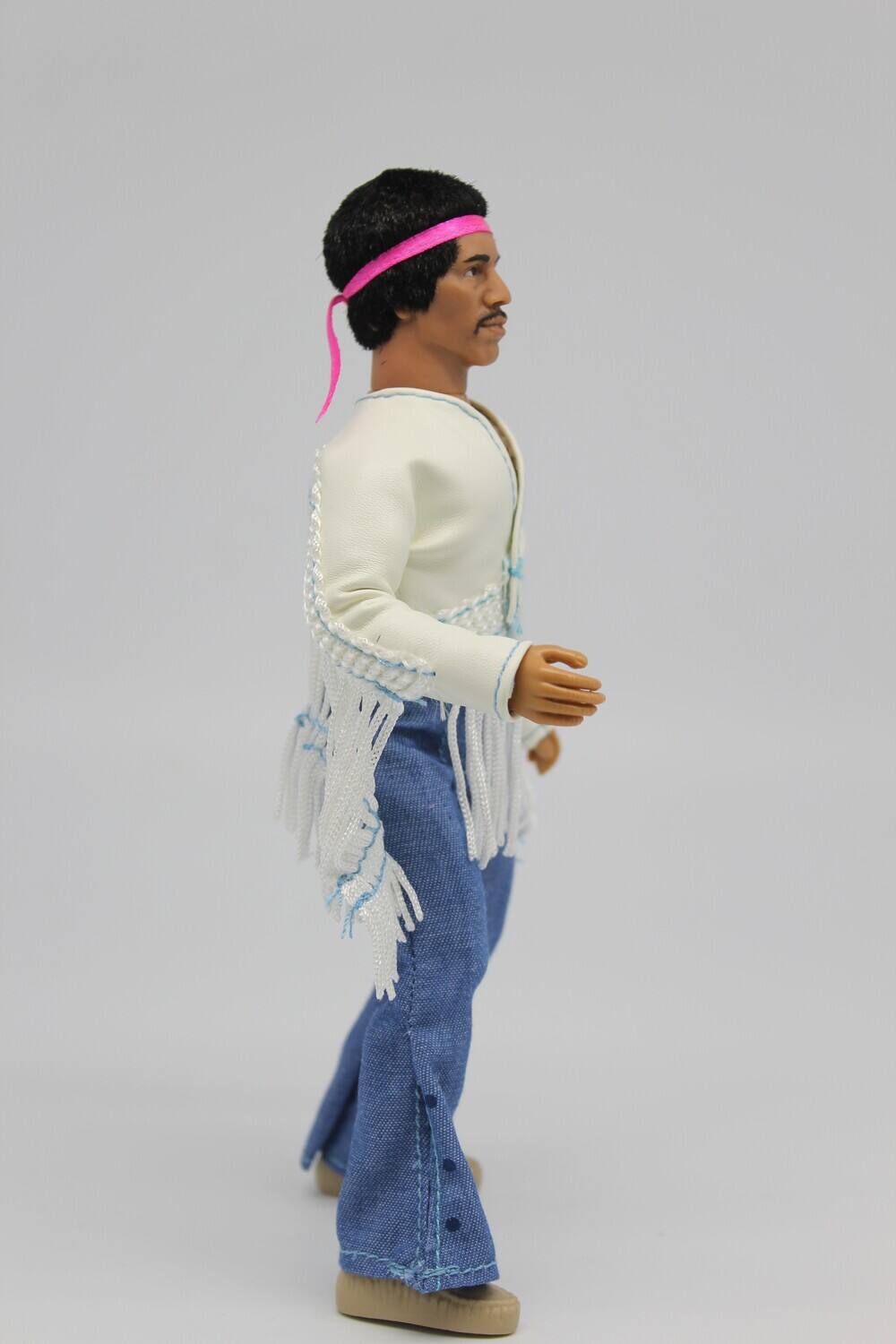 Alt View 1. PopMarket - Jimi Hendrix - Mego - Jimi Hendrix - Woodstock 8" Action Figure with Flocked Hair   - COLLECTIBLES - Multicolor.