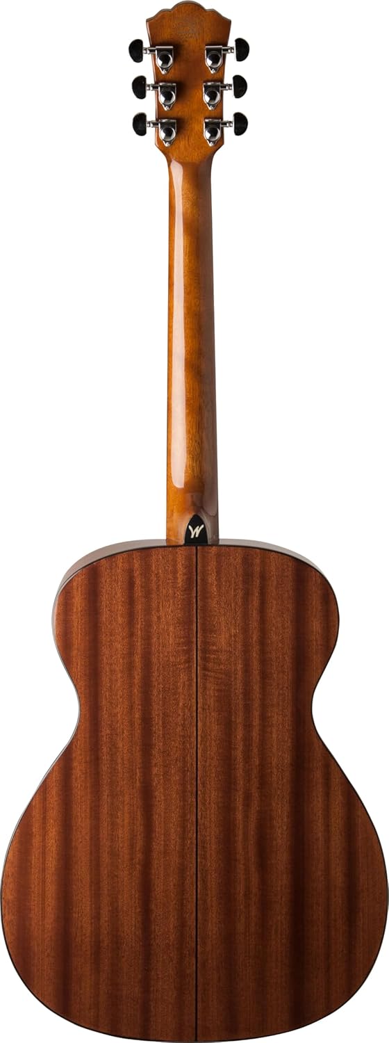 Washburn Apprentice Series F5 Folk Acoustic Guitar Natural Brown - Best Buy