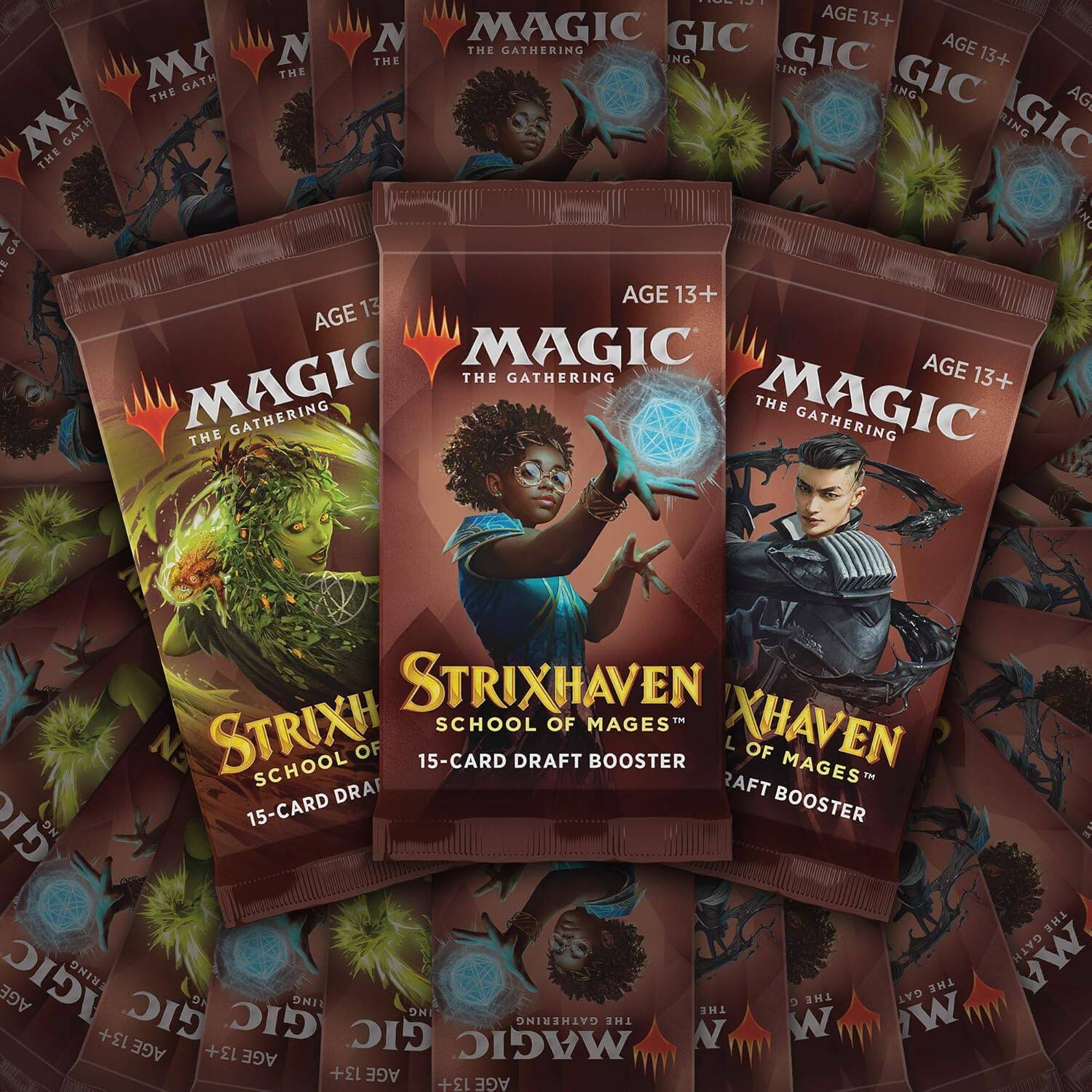 MAGIC THE GATHERING AGE 13+ STRIXHAVEN SCHOOL OF MAGES 15-CARD DRAFT BOOSTER