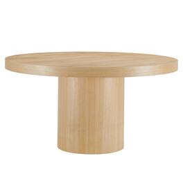 Modway - Gratify 60" Round Dining Table - Brown