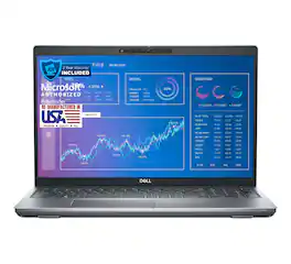 Dell - Refurbished Excellent - Precision 3571 Core i7-12700H 2.3GHz, 32GB, 512GB NVMe SSD, 15.6" FHD, Windows 11 Pro - Dark Gray