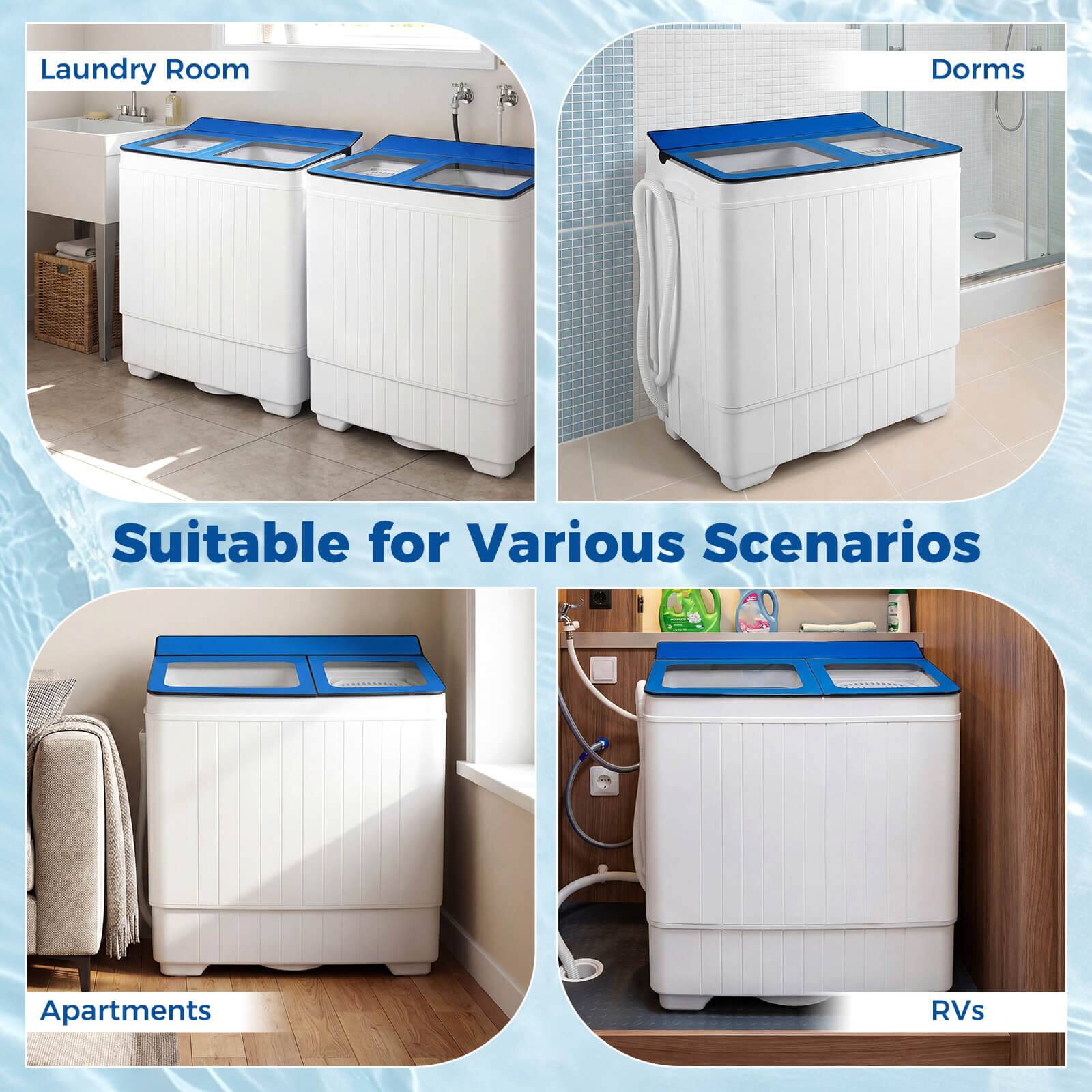 Laundry Room  
Dorms  
Suitable for Various Scenarios  
Apartments  
RVs