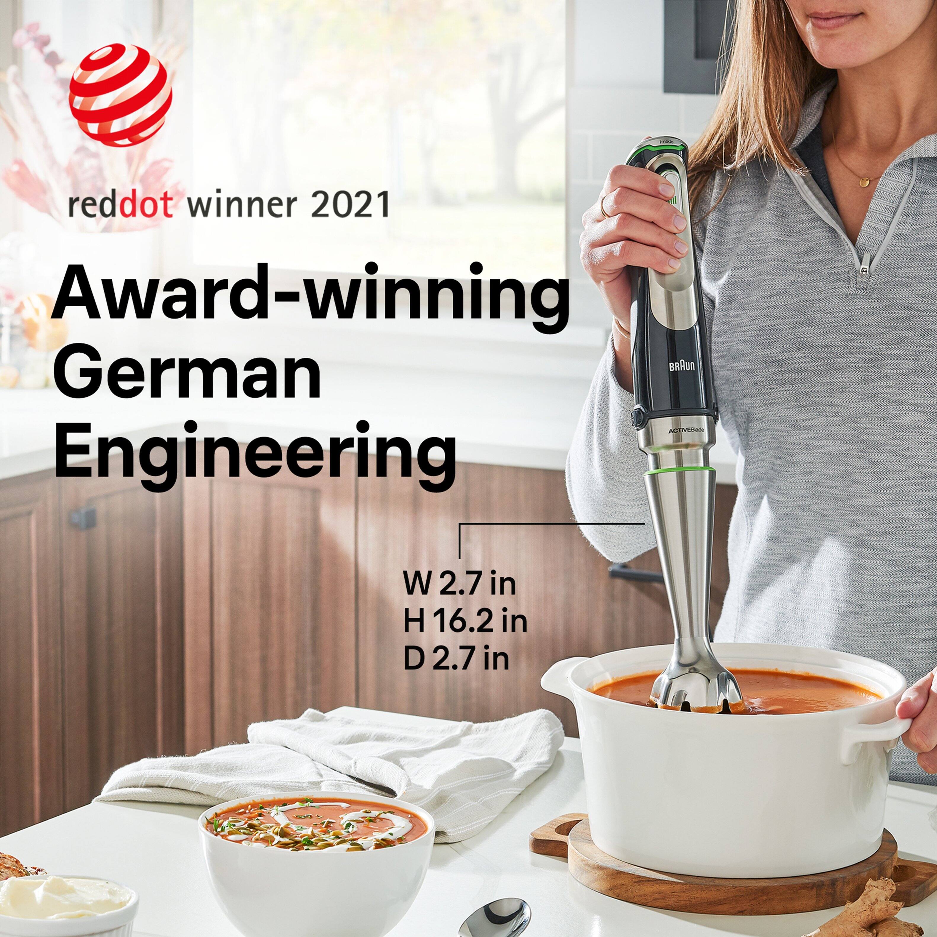 reddot winner 2021  
Award-winning German Engineering  
W 2.7 in  
H 16.2 in  
D 2.7 in