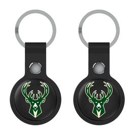 Keyscaper - Milwaukee Bucks Two-Pack AirTag Holders - Black