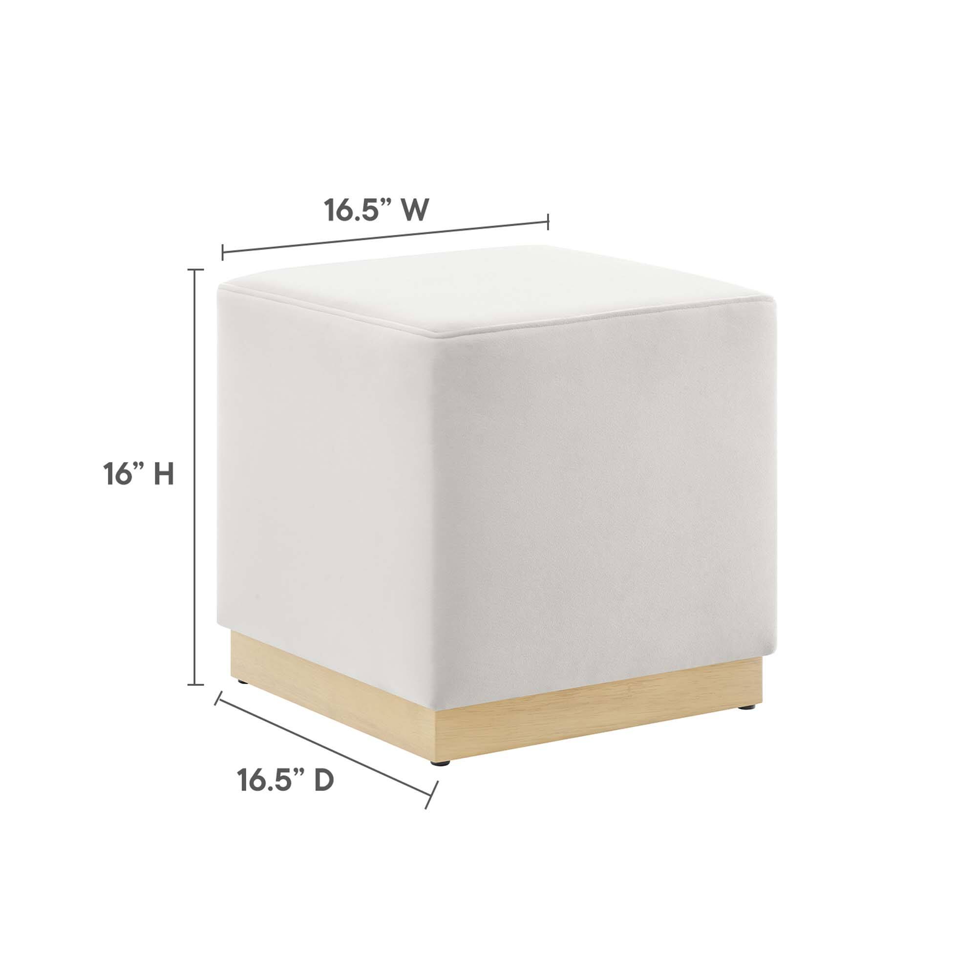 16.5" W x 16" H x 16.5" D