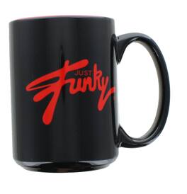 Just Funky - Logo 16oz Ceramic Coffee Mug - Red