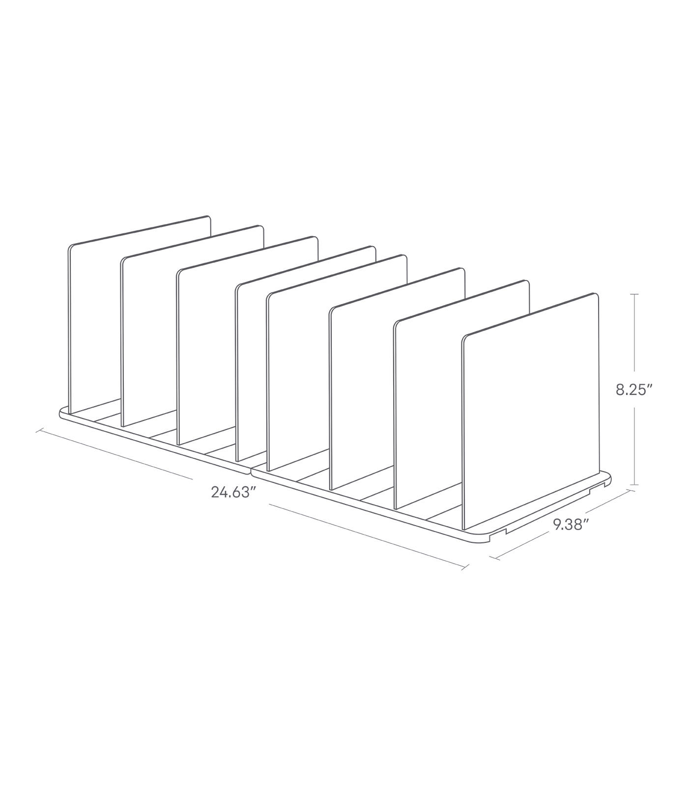 Alt View 1. Yamazaki Home - Handbag Organizer (Set of 2) - White.