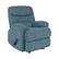 Left. ProLounger - Sherwin Chenille Wall Hugger Recliner - Medium Blue.