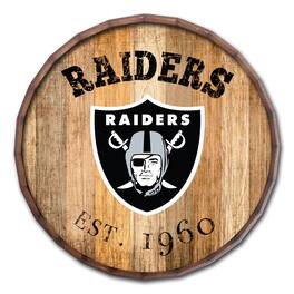 Fan Creations - Las Vegas Raiders 24'' Established Date Barrel Top - Multicolor