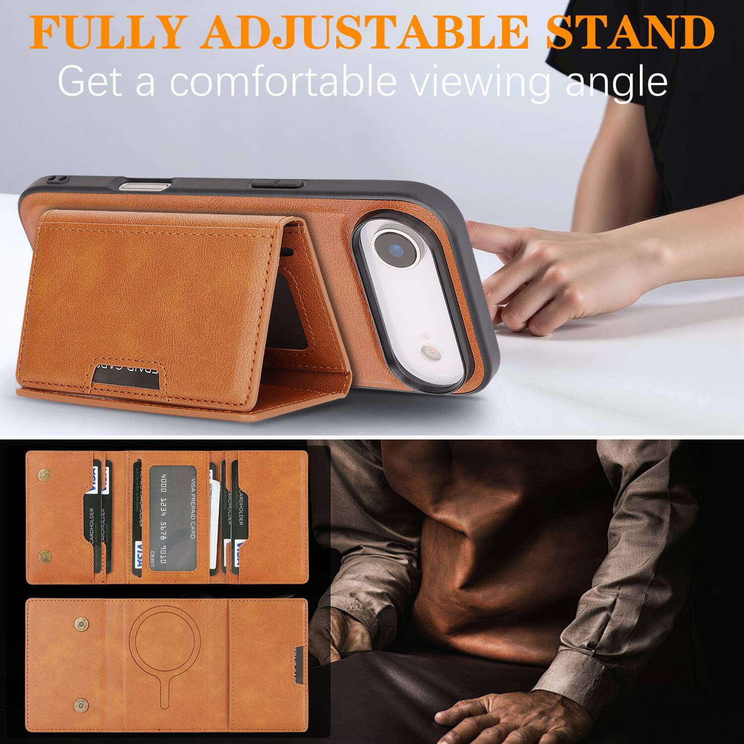 FULLY ADJUSTABLE STAND  
Get a comfortable viewing angle
