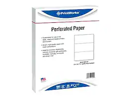 Printworks Professional - 8.5" x 11" Multipurpose Paper, 24 lbs., 92 Brightness, 500/Ream, 5 Reams/Carton (04122) - White