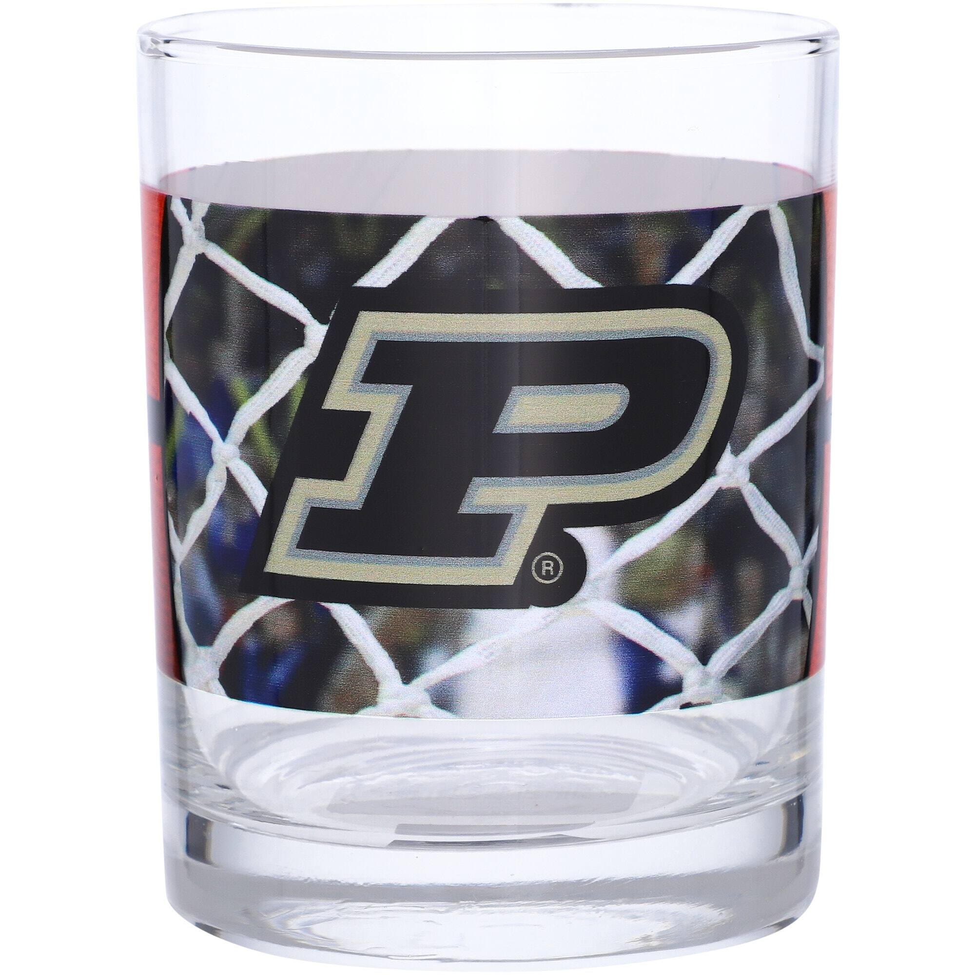 Alt View 1. Indigo Falls - Purdue Boilermakers 14oz. Basketball Glass - Multicolor.