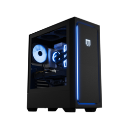 Maingear - MG-1 Gold Gaming Desktop - NVIDIA GeForce RTX 5060 Ti 16GB - AMD Ryzen 5 9600X - 32GB DDR5 - 1TB NVMe SSD - WiFi 7 - RGB - Black