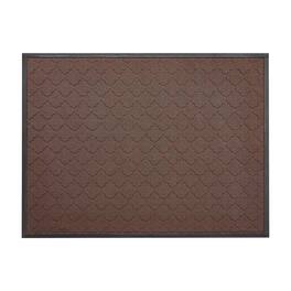 VEVOR - Front Door Mat, 47 x 35 in Commercial Floor Mat for Indoor and Outdoor, Modern Stylish Carpet with TPE Backing - Brown