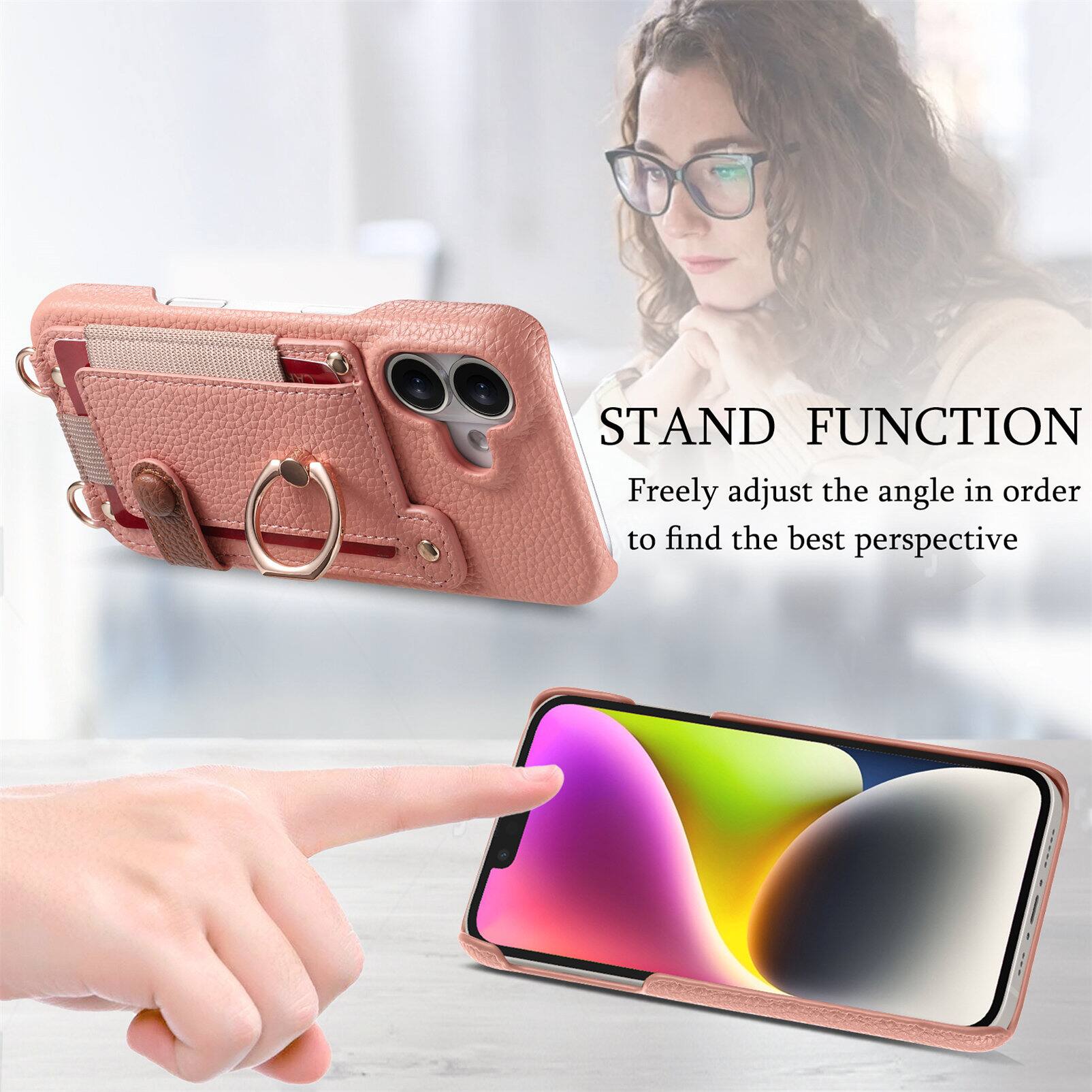 STAND FUNCTION  
Freely adjust the angle in order to find the best perspective