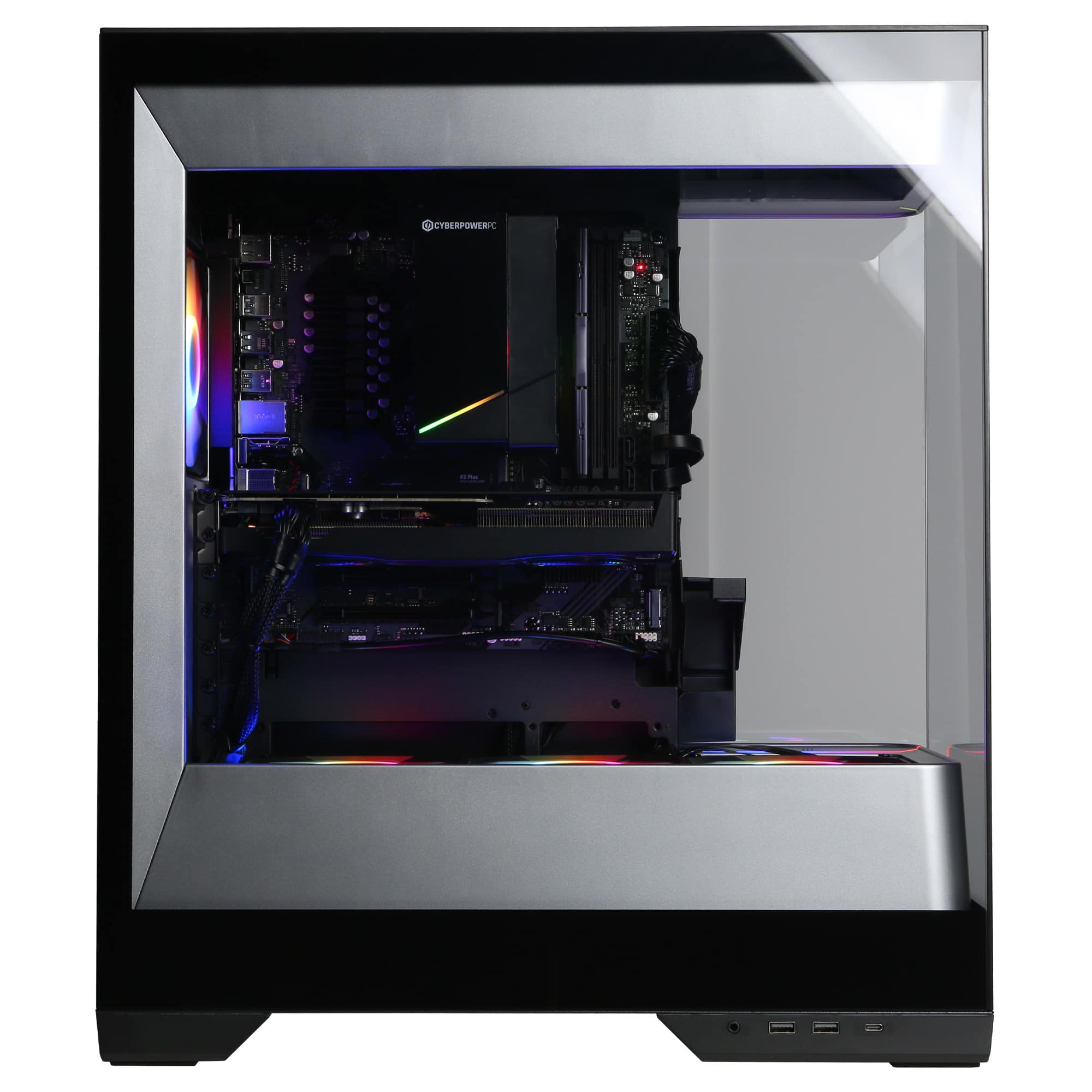 CyberPowerPC Gaming Desktop AMD Ryzen 5 9500F 2025 NVIDIA GeForce