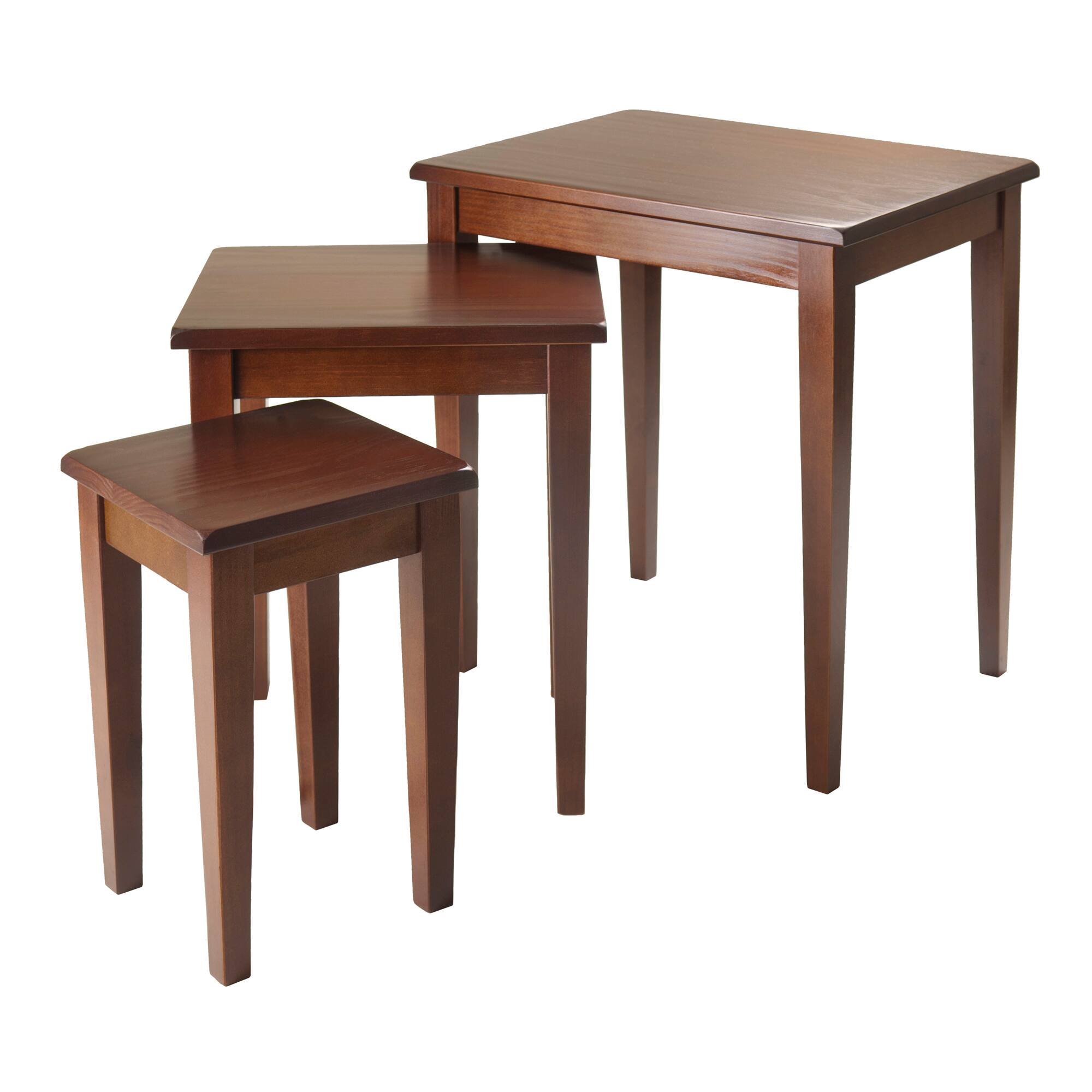 Alt View 1. Winsome Wood - Regalia 3-Pc Nesting Table Set - Walnut.