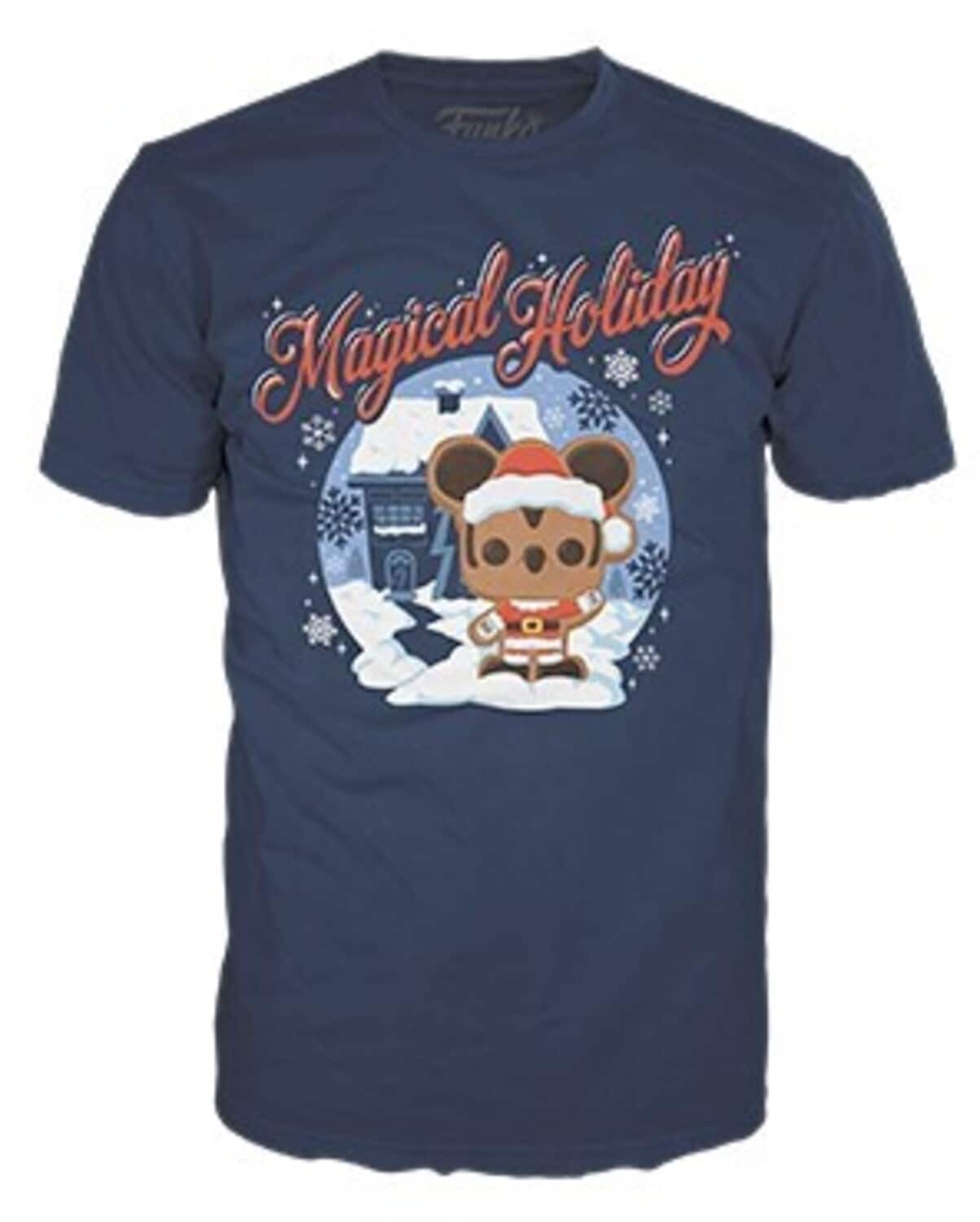 FUNKO BOXED TEE: Disney Holiday - Santa Mickey - S - APPAREL - Multicolor